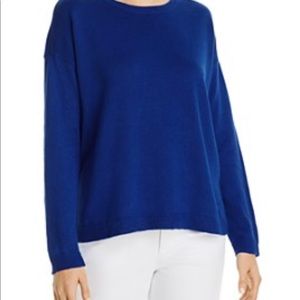 Michael Kors lightweight blue boat neck sweater
